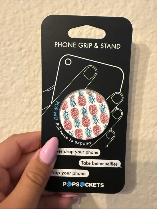 Popsockets Other - NWT 🏷️ | POPSOCKETS | Phone Grip & Stand with Pineapple Pattern